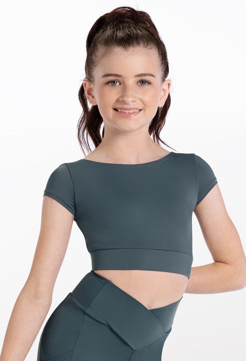 Balera - Knotted Bow Back Crop Top - 14282