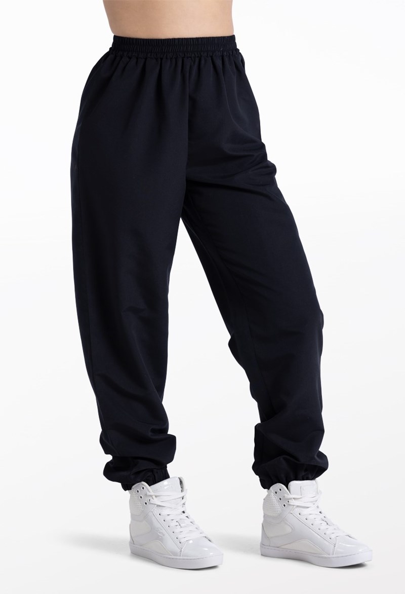 Dance Pants - Ankle-Length Joggers - Black - Extra Large Adult - 14308