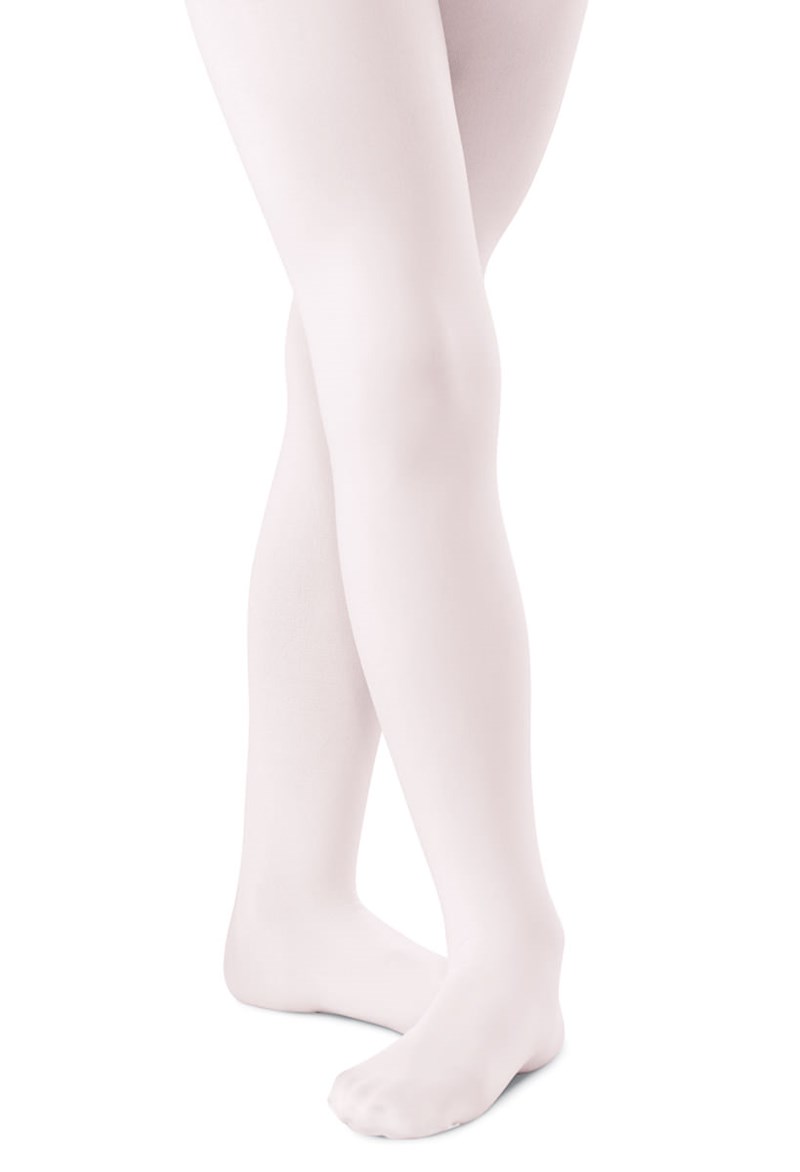 Dance Tights - Capezio Kids Soft Footed Tight - Ballet Pink - ONE SIZE - 1915C