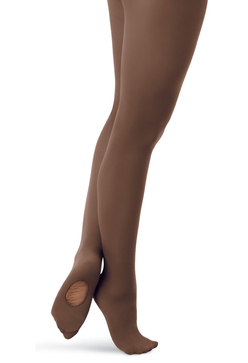 Dance Tights - Capezio Adult Transition Tight - Mocha - L/XL - 1916