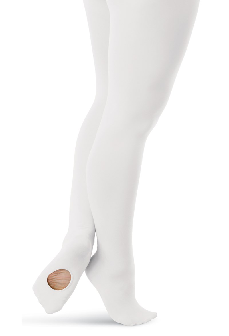 Dance Tights - Capezio Adult Transition Tight - White - S/M - 1916