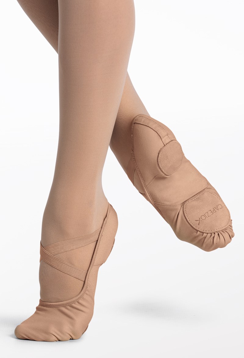 Dance Shoes - Capezio Kid Hanami Ballet Shoe - Lt. Suntan - 9CM - 2037C