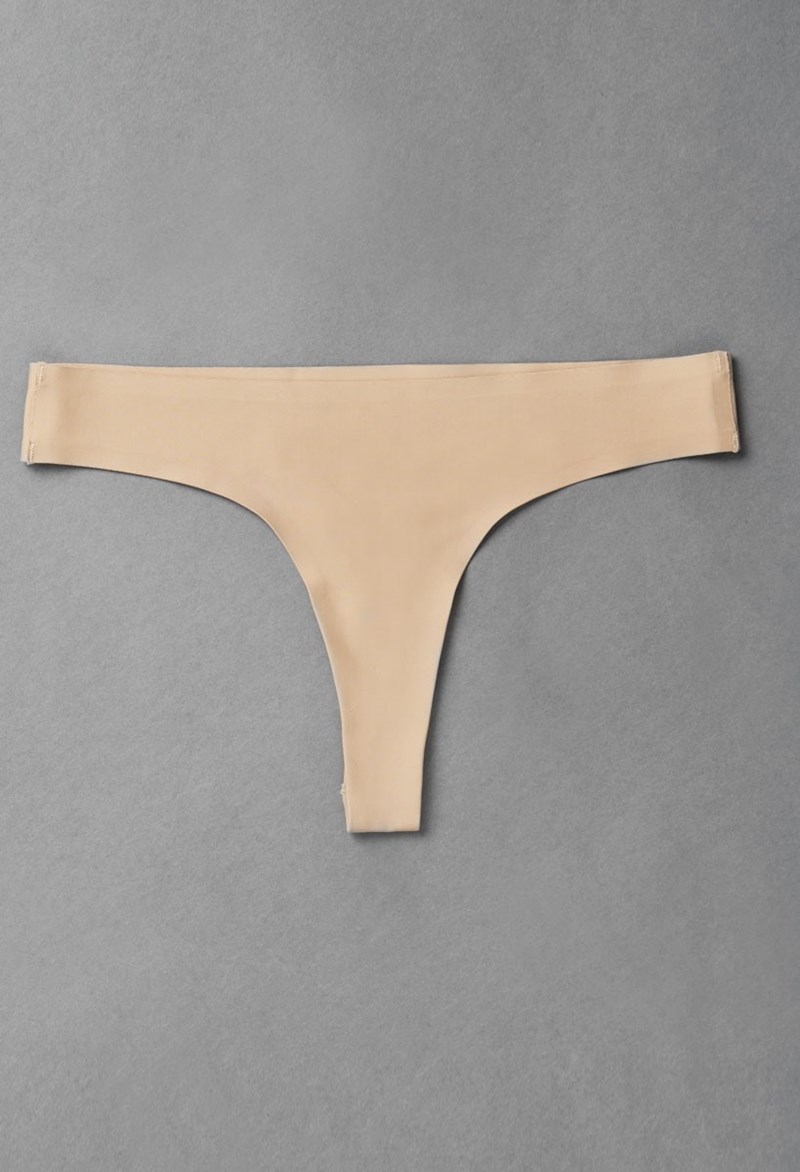 Dance Accessories - Capezio Seamless Thong - Nude - Small Adult - 3691