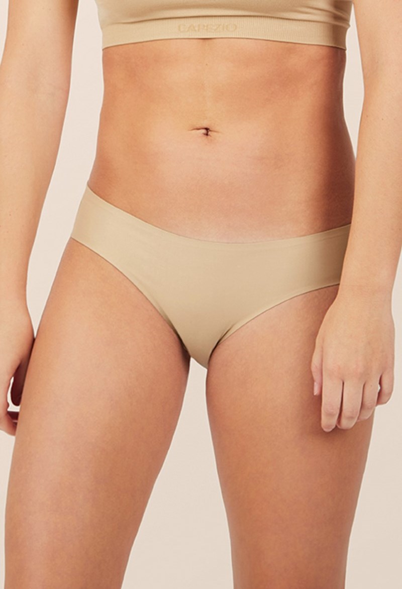 Dance Accessories - Capezio Seamless Briefs - Nude - Extra Large Adult - 3754