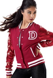 Sequin Varsity Jacket