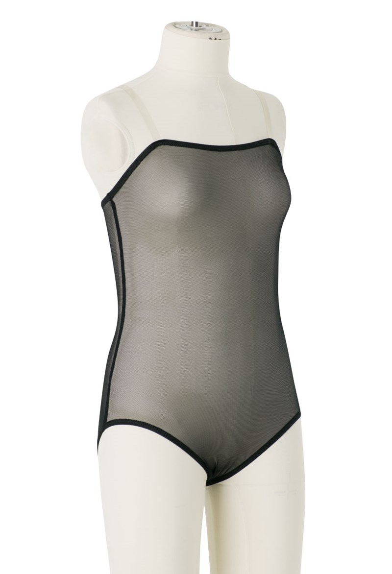 Dance Accessories - Mesh Leotard Liner - Black - Extra Small Adult - 8536