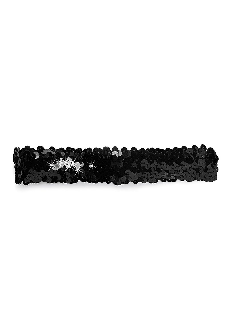 Dance Accessories - Sequin Headband - Black - ONE SIZE - 99-5888