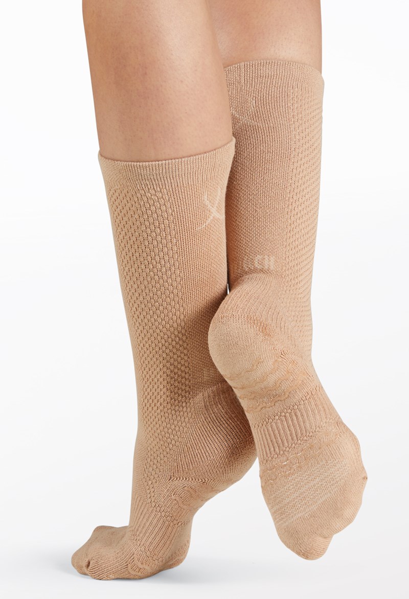 Dance Accessories - BLOCHSOX Dance Socks - SAND - Medium - A1000