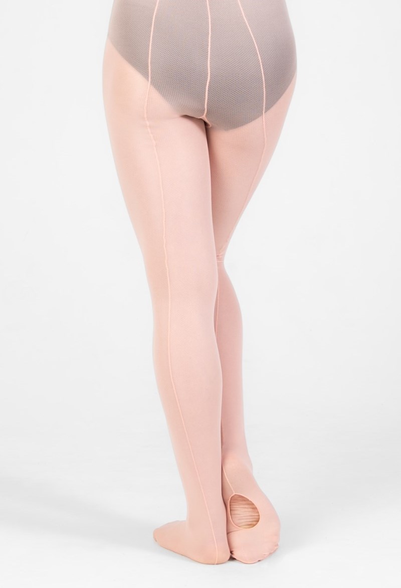Dance Tights - Body Wrappers Back-Seam Tight - Ballet Pink - Medium - A45