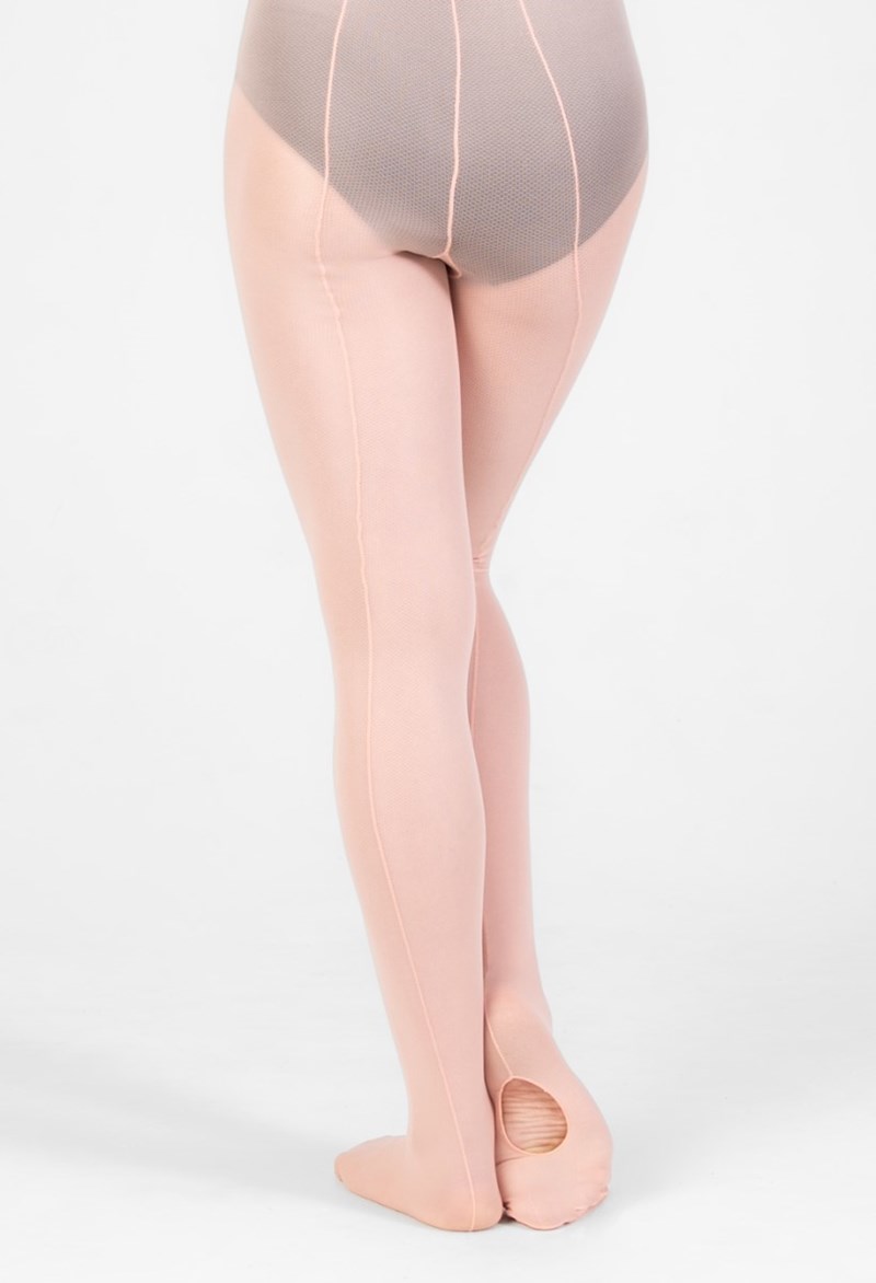 Dance Tights - Body Wrappers Back-Seam Tight - Ballet Pink - TALL - A45