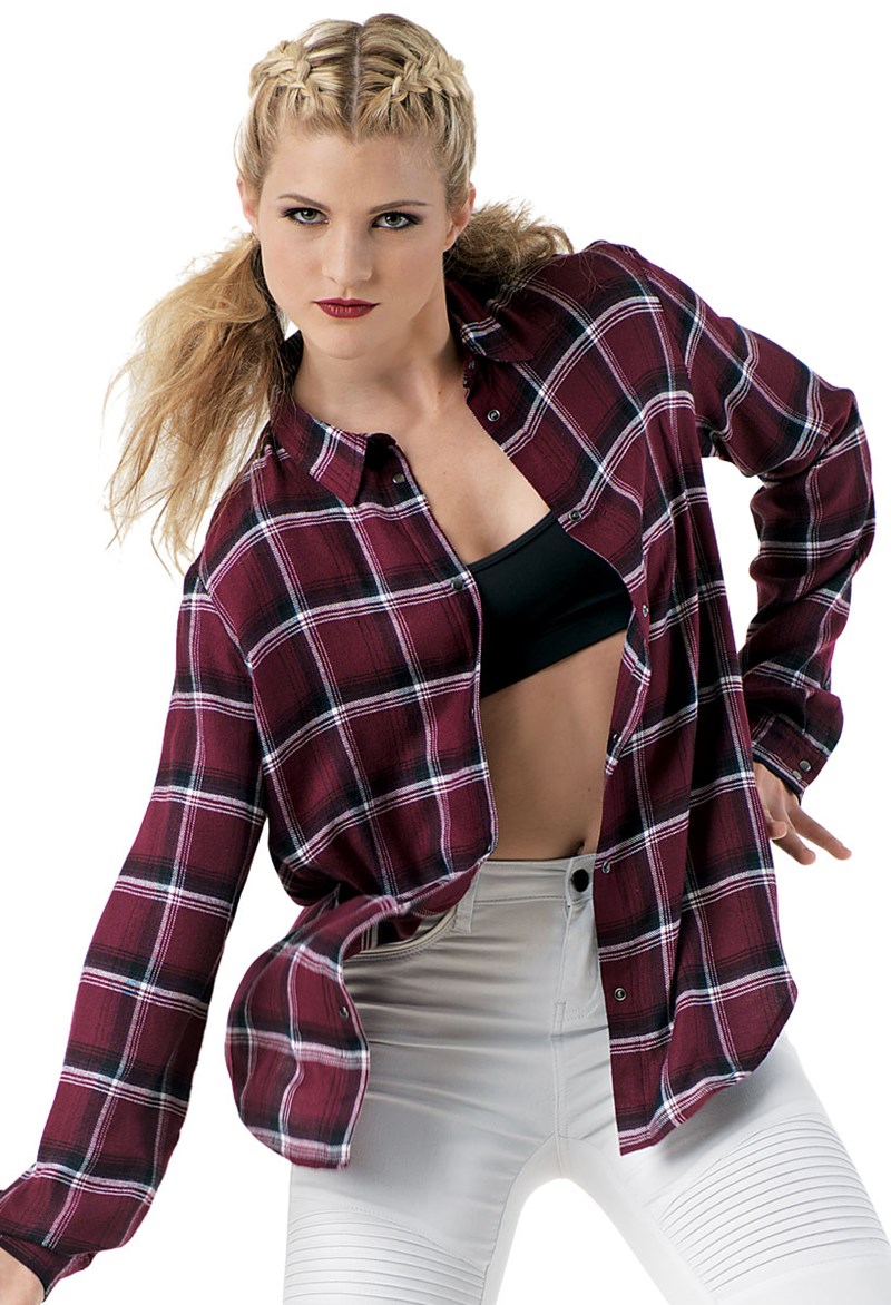 Windowpane Plaid Shirt