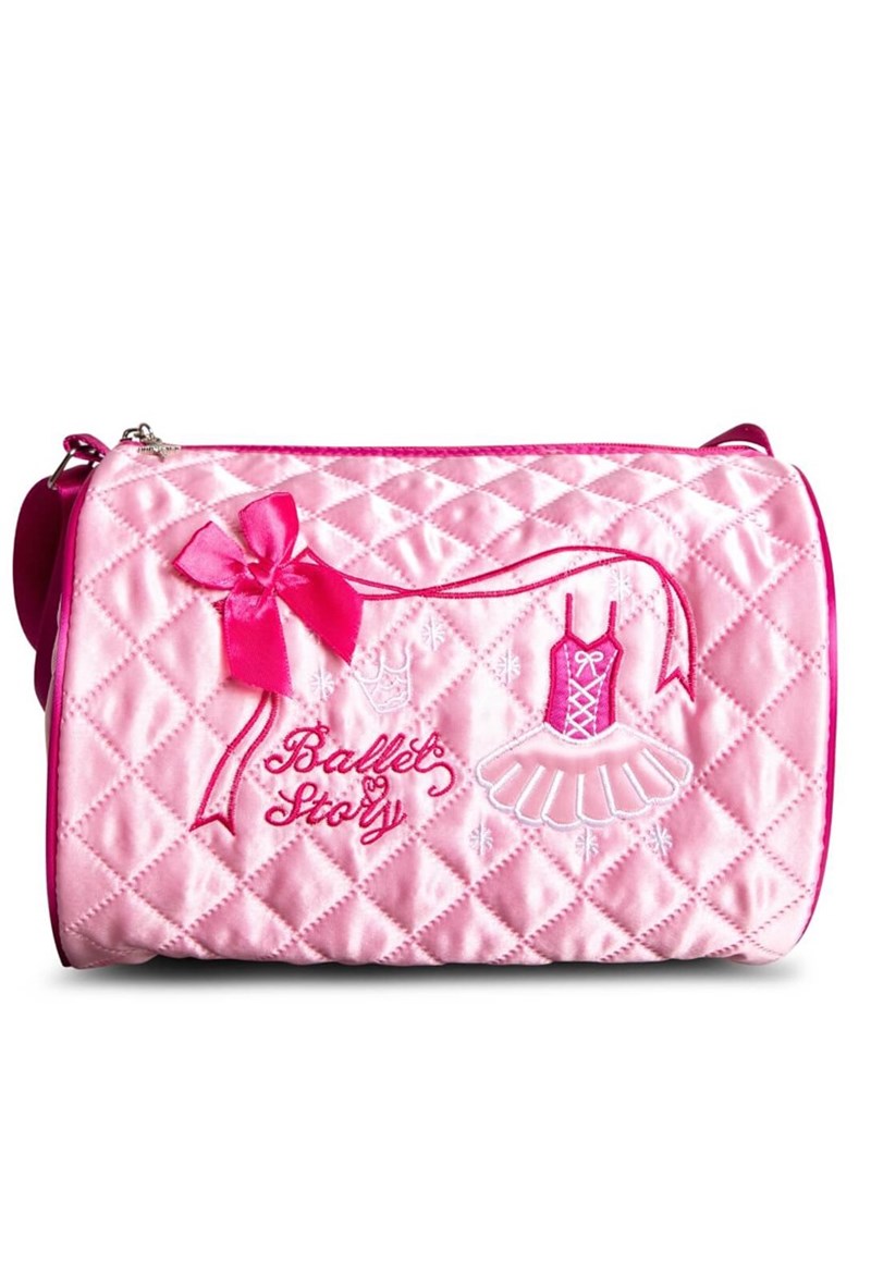 Dance Bags - Capezio Embroidered Barrel Bag - Pink - B284