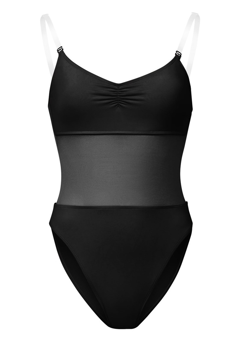 Dance Leotards - Bloch Cordelia Mesh Leotard - Black - Large - B3377