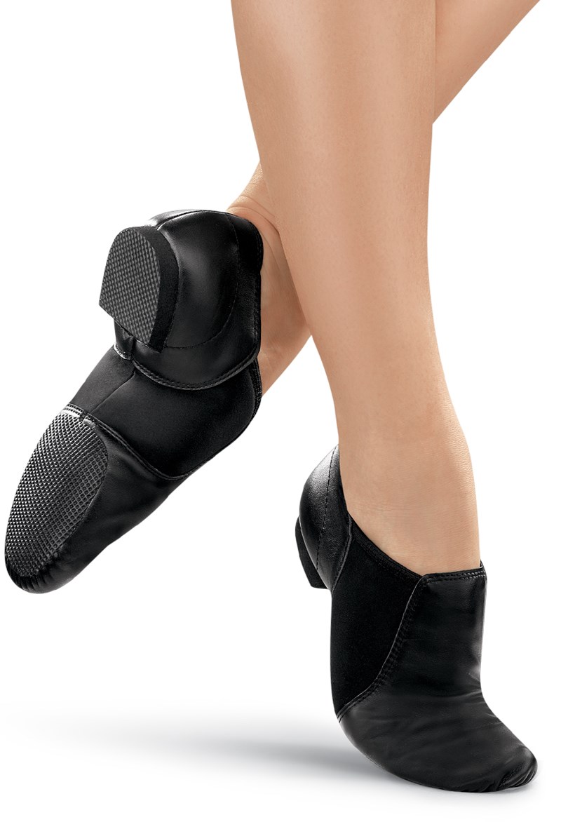Dance Shoes - Slip-On Jazz Shoe - Black - 6.5AM - B80