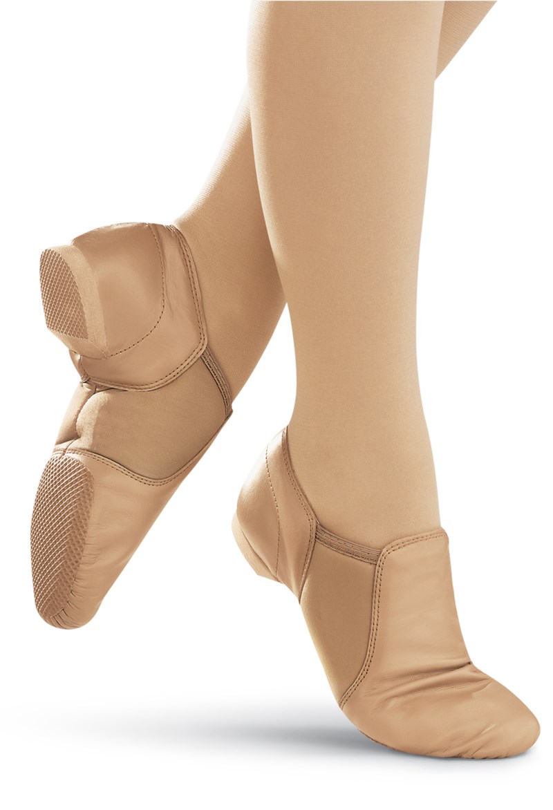 Dance Shoes - Slip-On Jazz Shoe - Caramel - 8AM - B80