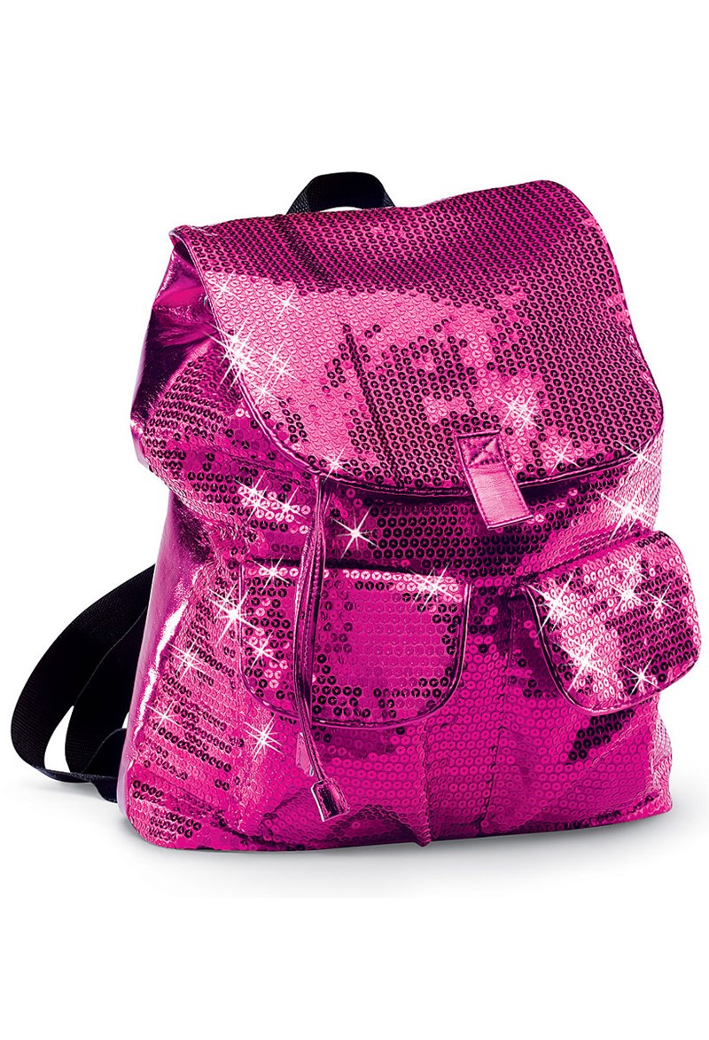 Dance Bags - Sequin Backpack - Fuchsia - BG20