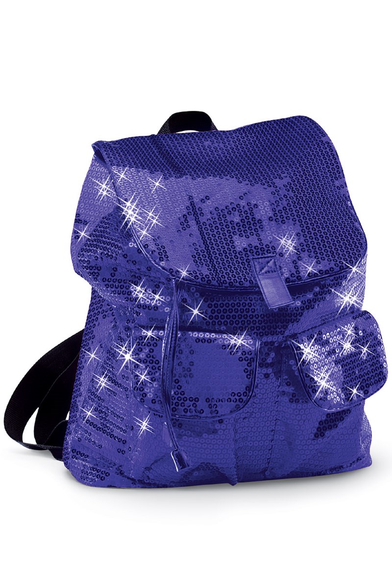 Dance Bags - Sequin Backpack - Purple - BG20