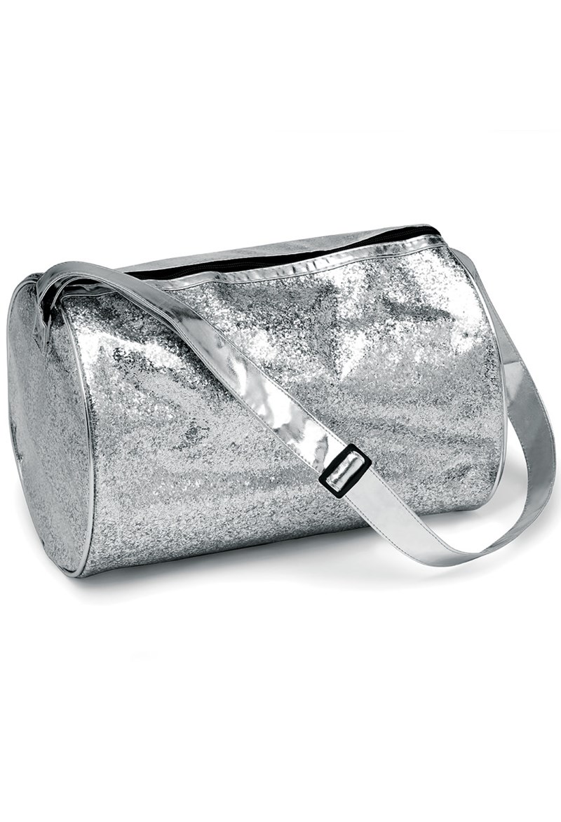 Dance Bags - Glitter Duffel Bag - Silver - BG7854