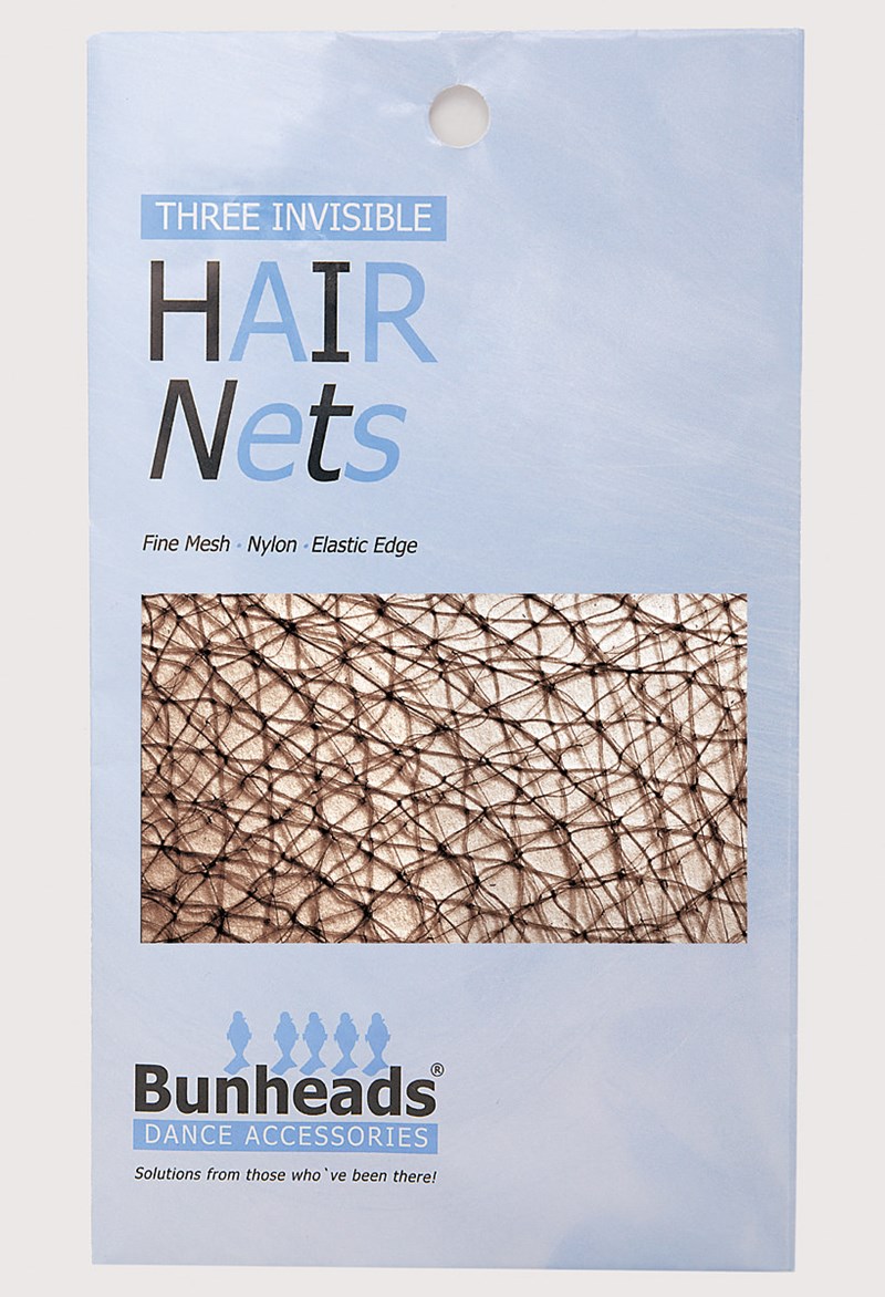 Bunheads Hair Nets - Dk. Brn - Brown - BH423