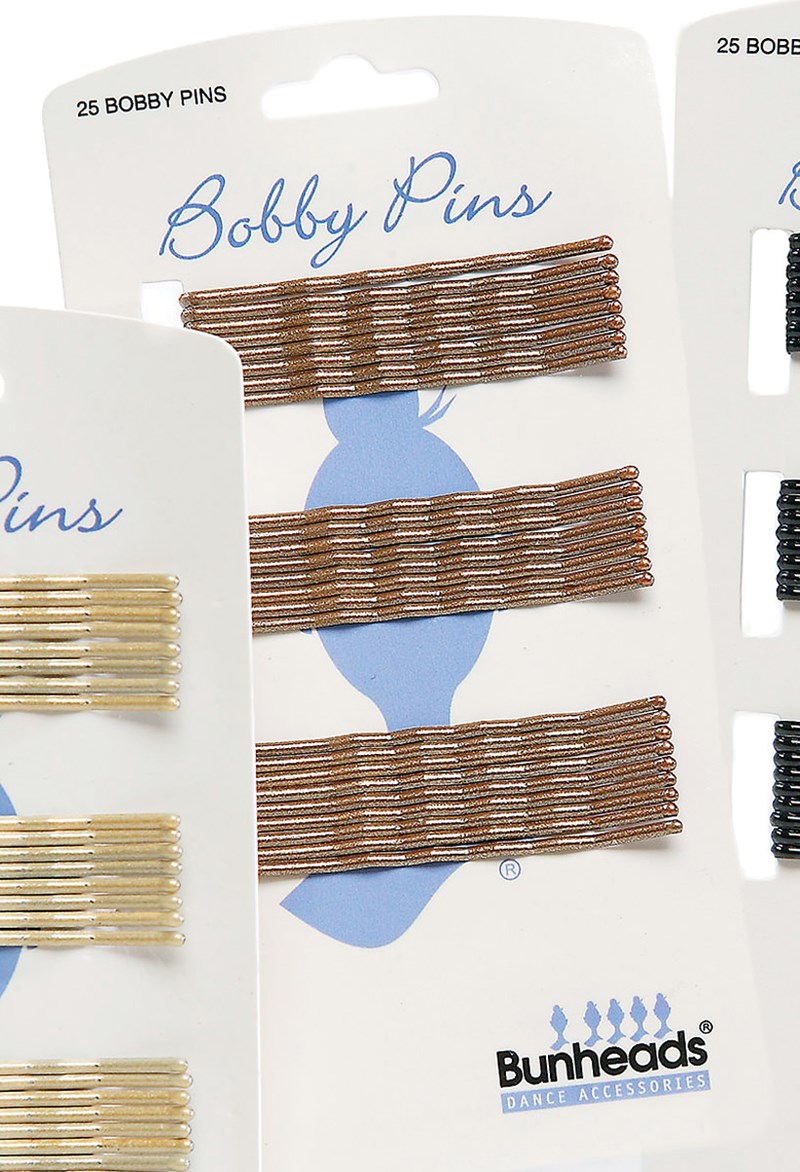 Dance Accessories - Bunheads Bobby Pins - Lt. Brn - Brown - OSFA - BH447