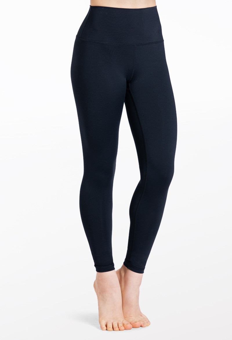 Dance Leggings - FlexTek Elastic-Free Leggings - Black - Medium Adult - CF12511