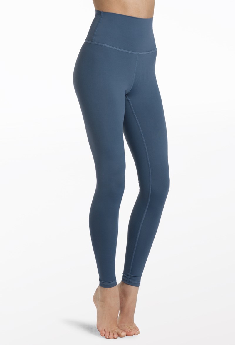 Dance Leggings - FlexTek Elastic-Free Leggings - INDIGO - Medium Adult - CF12511