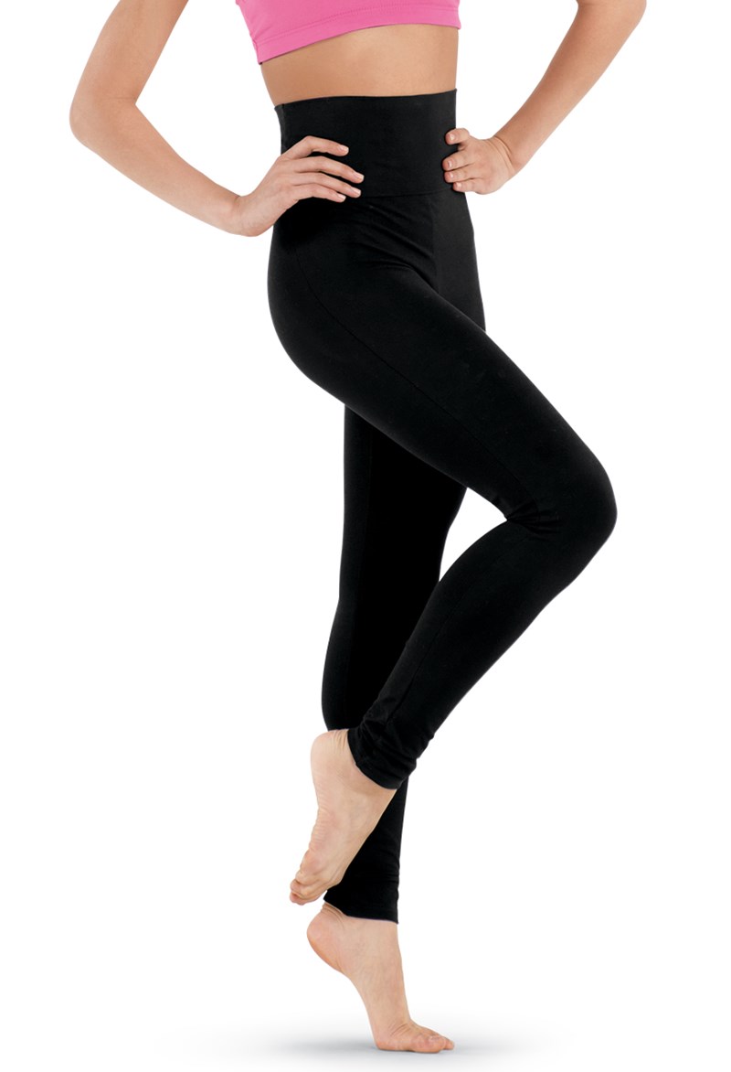 High-Waist Cotton Leggings