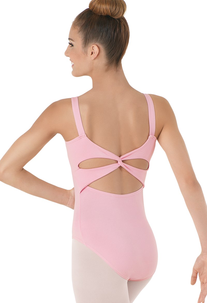Cotton Twist-Back Leotard