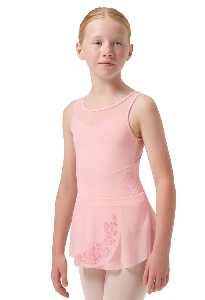 Dance Skirts and Tutus - Bloch Sage Faux Wrap Skirt - CANDY PINK - 12/14 - CR0501