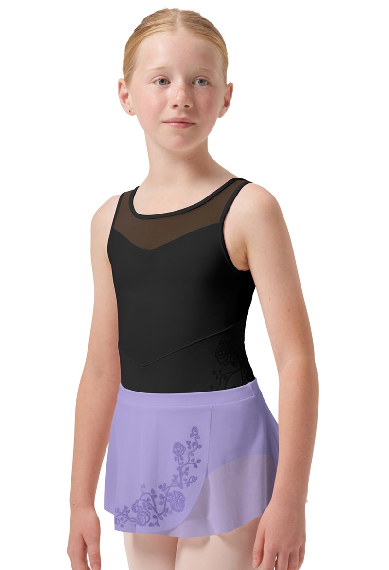 Dance Skirts and Tutus - Bloch Sage Faux Wrap Skirt - Lilac - 4/6 - CR0501