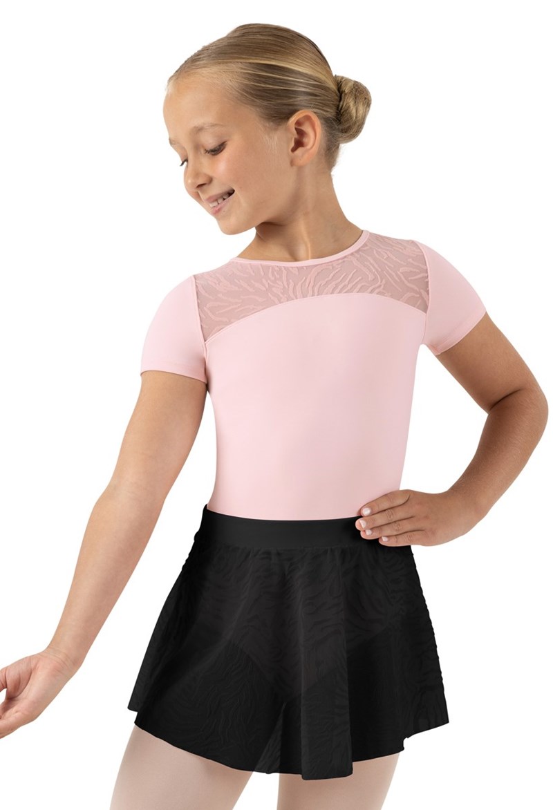 Dance Dresses - Bloch Olivia Mesh Skirt - Black - 6X/7 - CR1171