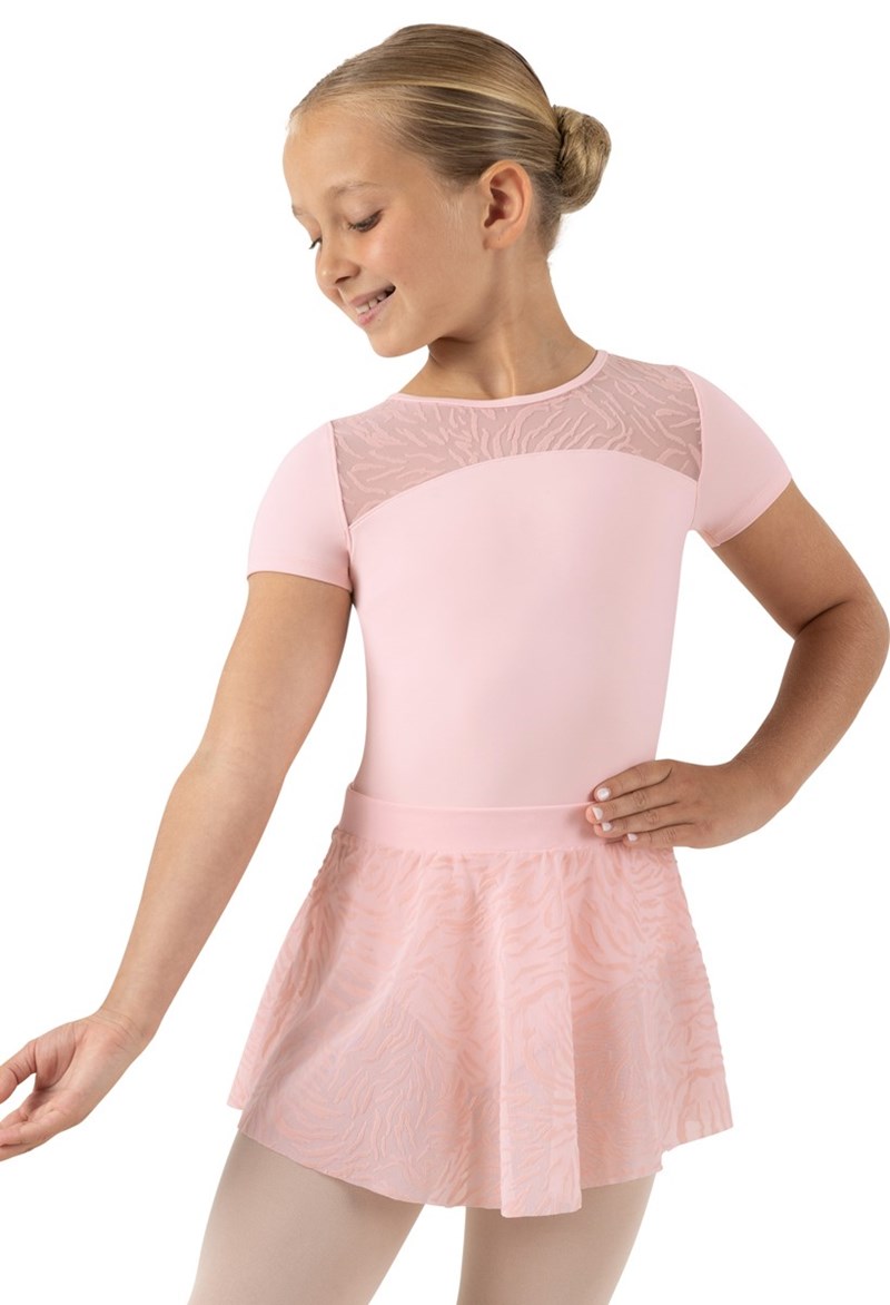 Dance Dresses - Bloch Olivia Mesh Skirt - CANDY PINK - 6X/7 - CR1171