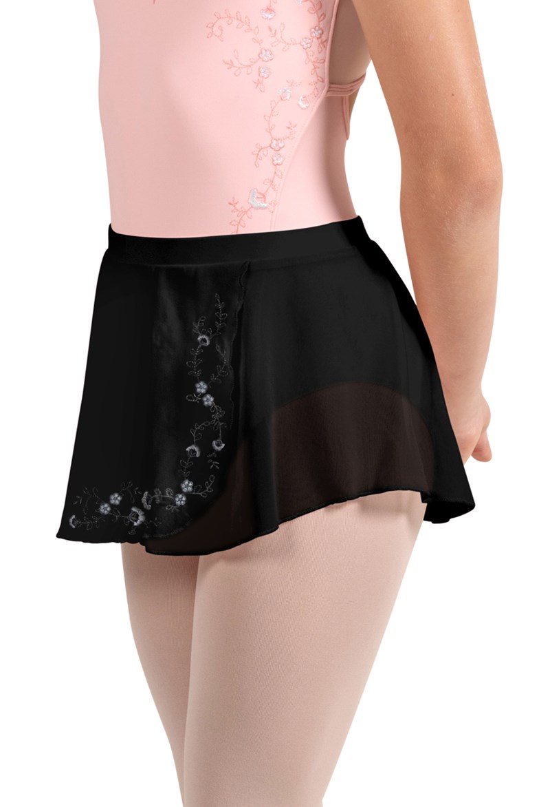 Dance Skirts and Tutus - Bloch Marigold Wrap Skirt - Black - 12/14 - CR4201