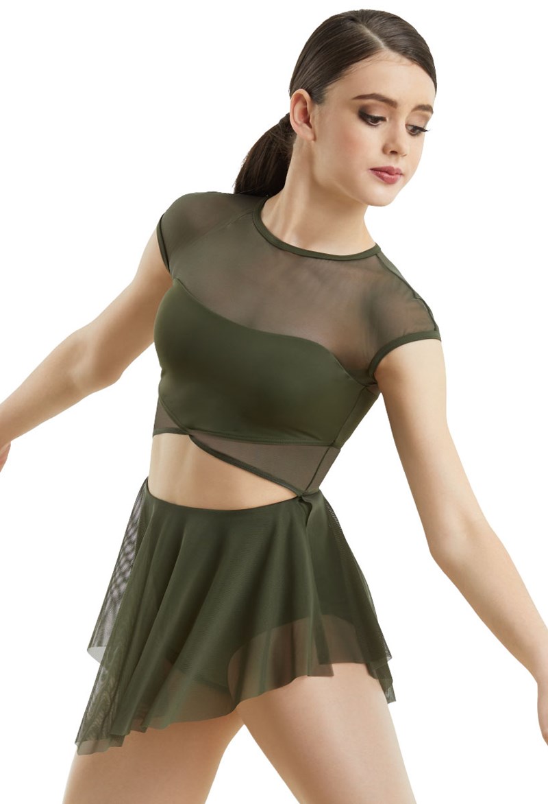 Cap Sleeve Dress With Cutout