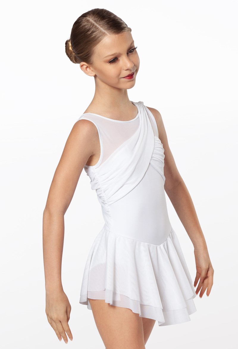 Balera Crossover Sash Dress - SUNSET CORAL - D12191