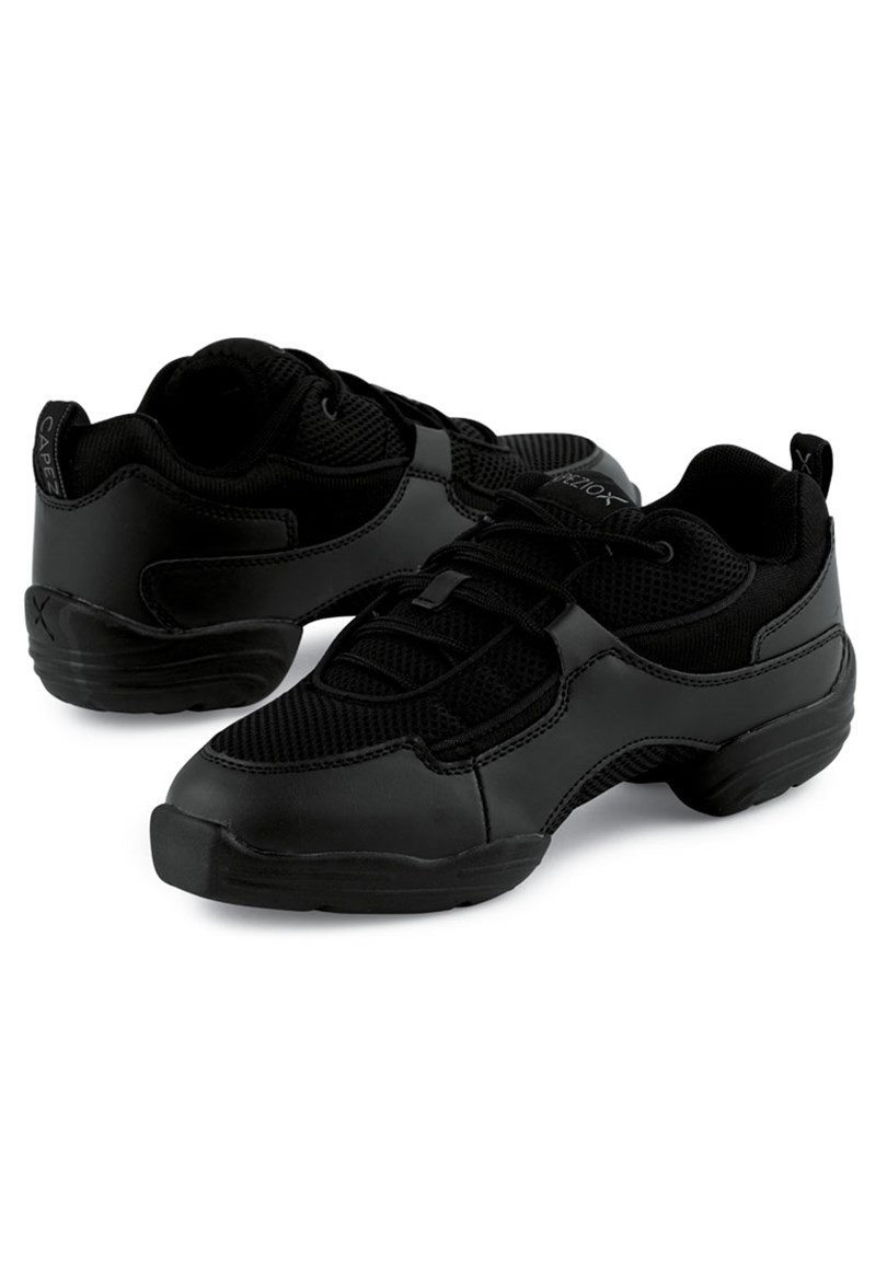 Dance Shoes - Capezio Fierce Dansneaker - Black - 7.5AM - DS11