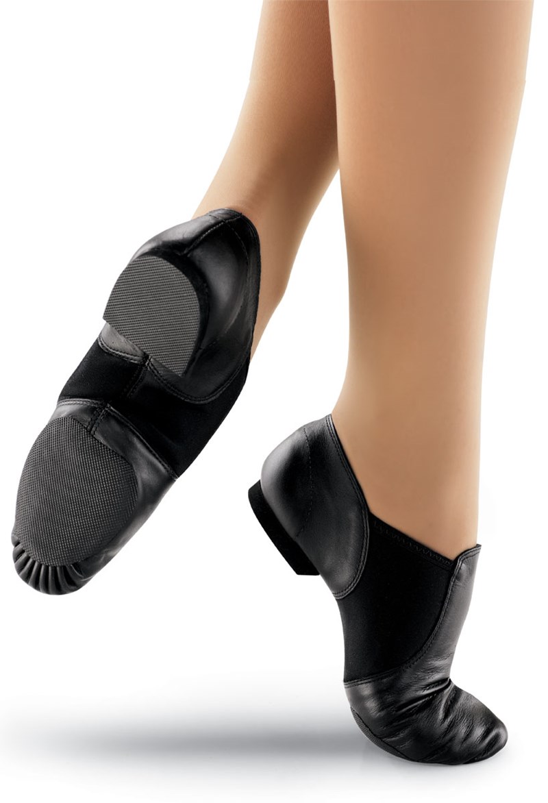 Dance Shoes - Capezio Slip-on Jazz Shoe - Black - 1AW - EJ2