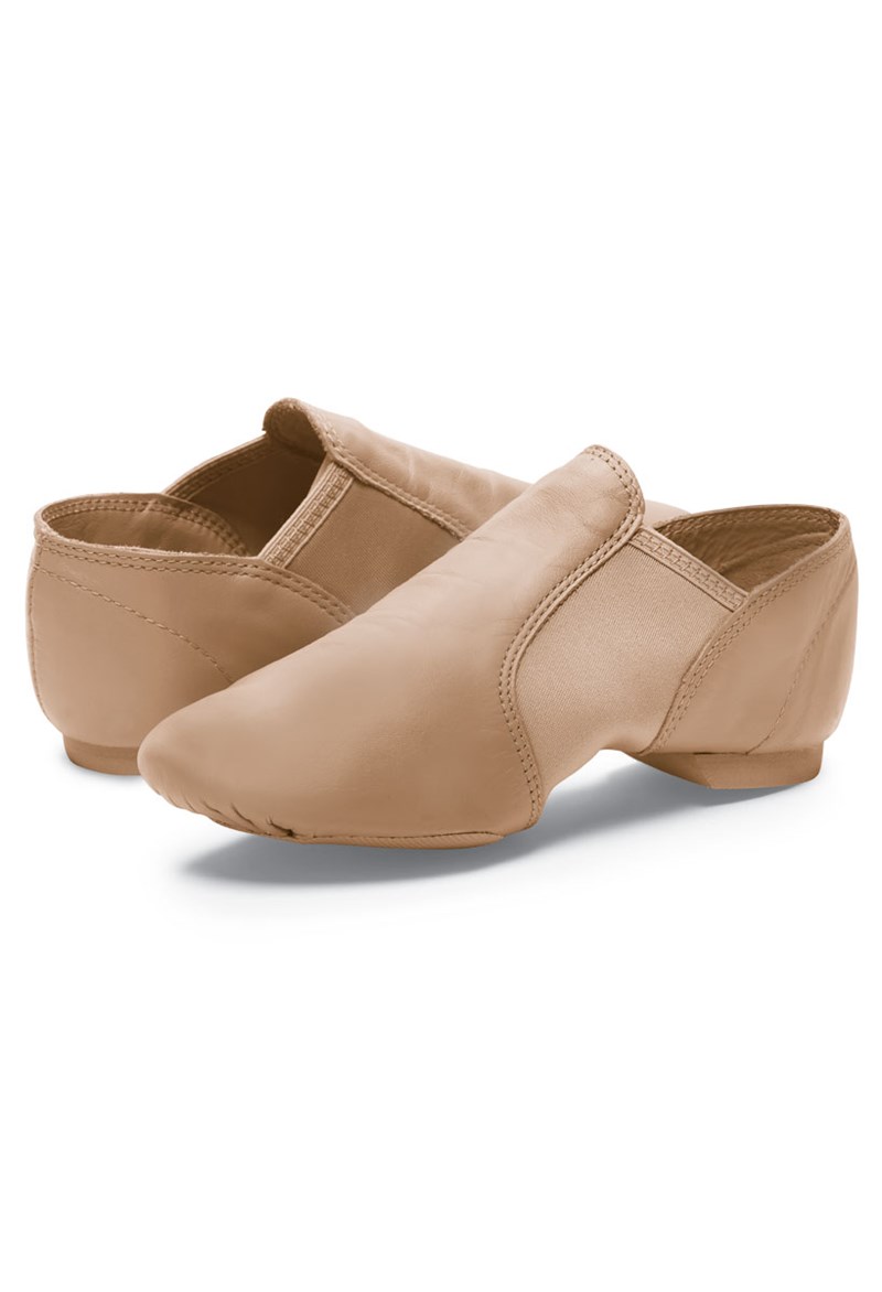 Dance Shoes - Capezio Slip-on Jazz Shoe - Caramel - 3AM - EJ2
