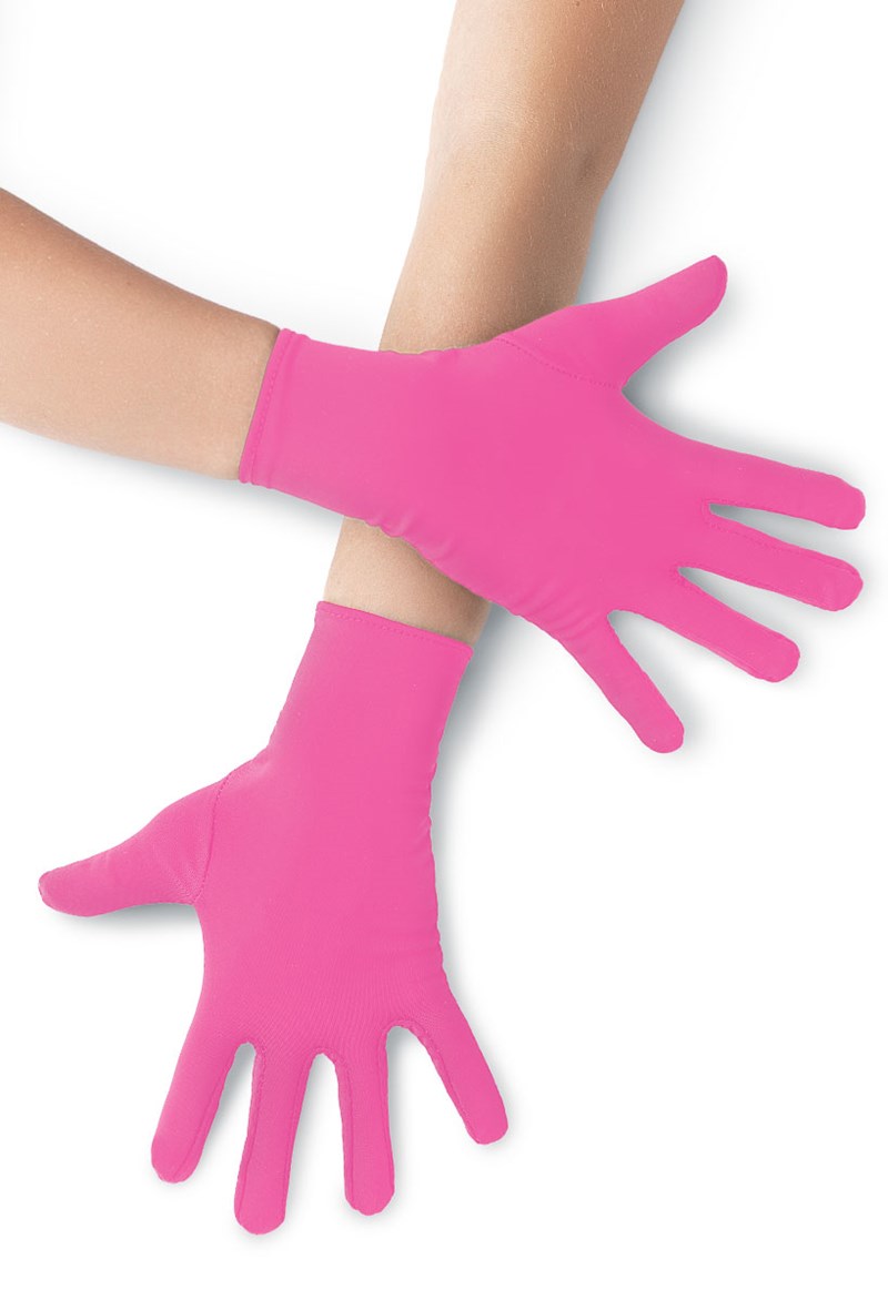 Dance Accessories - Short Gloves - Magic Pink - XSSC - GLV21