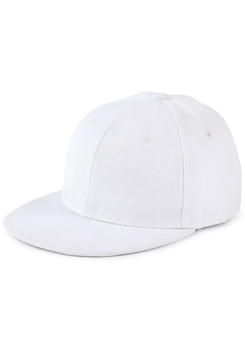 Dance Accessories - Traditional Baseball Cap - White - ADLT - HAT43