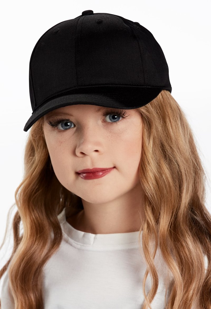 Dance Accessories - Curved Bill Baseball Cap - Black - CHLD - HAT87