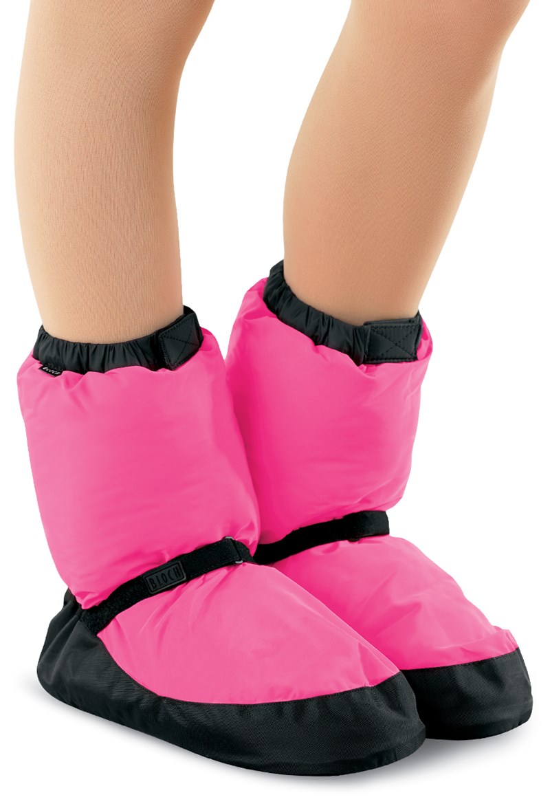 Dance Shoes - Bloch Warm-up Booties - BRIGHT FUCHSIA - Large - IM009