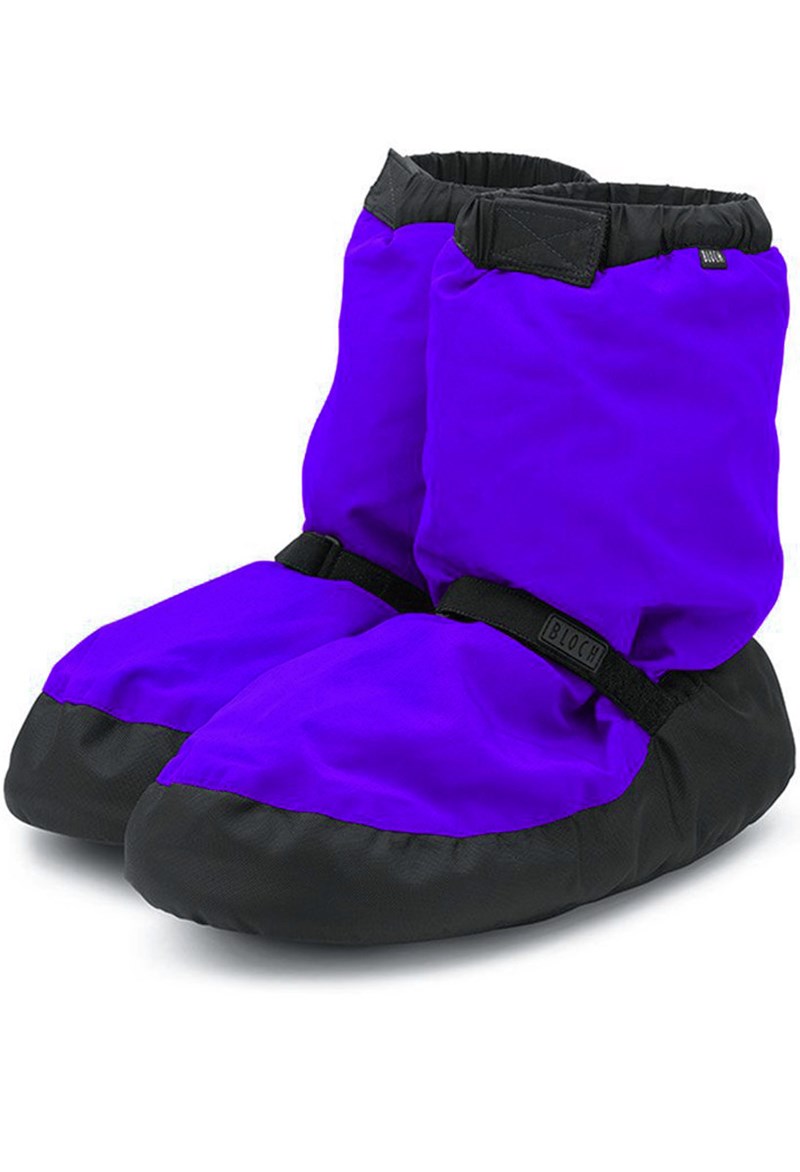 Dance Shoes - Bloch Warm-up Booties - Purple - Large - IM009