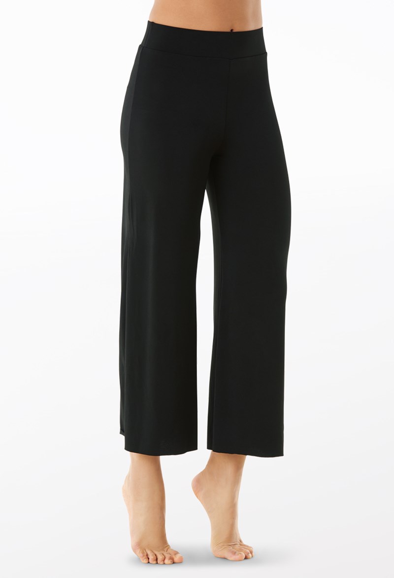 Dance Pants - Culotte Pants - Black - Small Adult - MJ11188