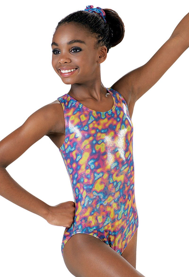 Metallic Print Leotard