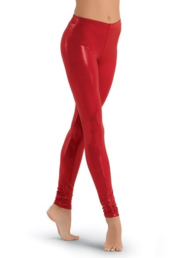 Metallic Full Length Leggings