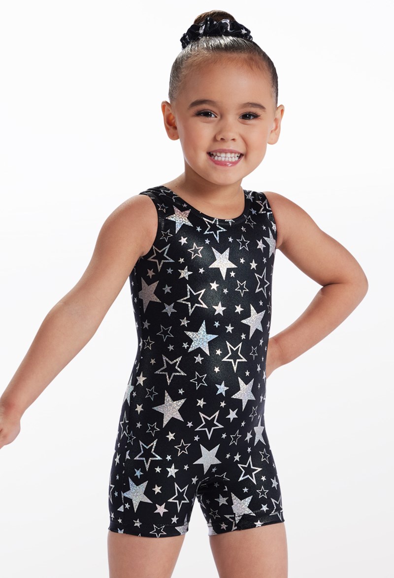 Star Print Biketard