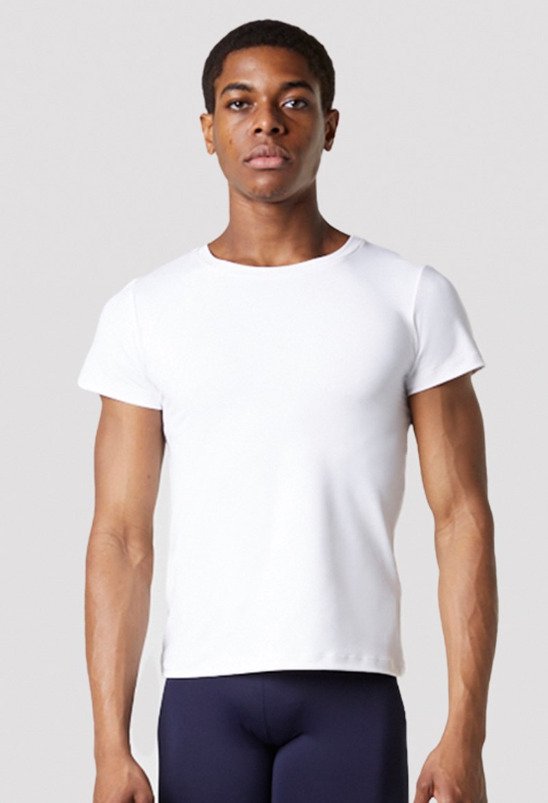 Bloch Mens Fitted T-Shirt - White - Size - MT008