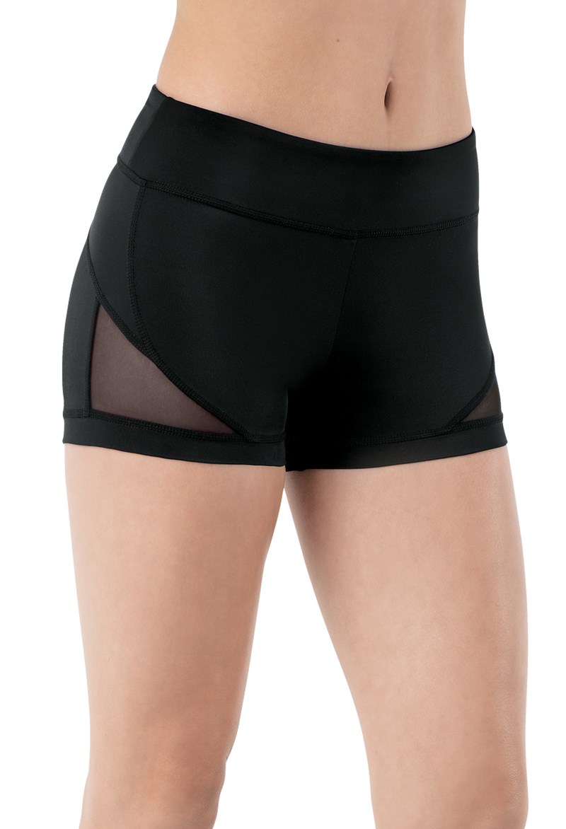 Mesh-Inset Shorts