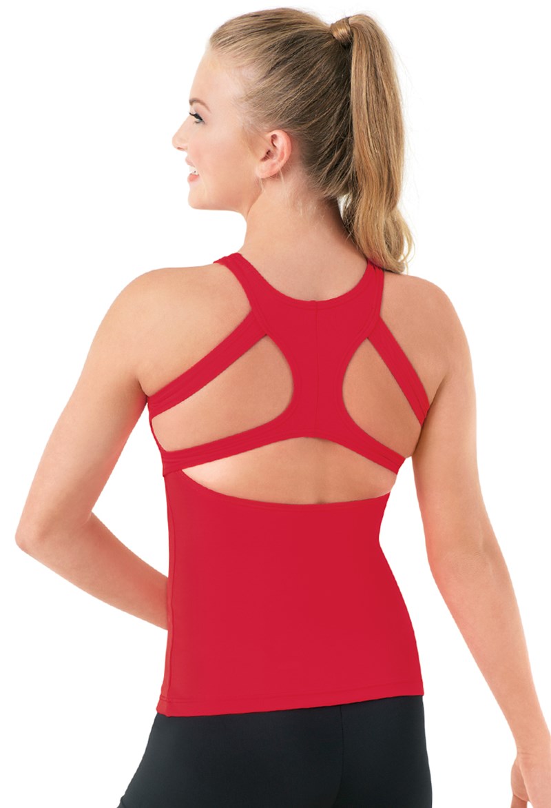 Racerback Cutout Tank Top
